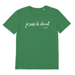 T-shirt bio unisex "JE SUIS LE CLIMAT" blanc