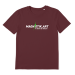 T-shirt bio unisex "MAGNETIK.ART" éclair vert