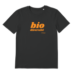 T-shirt bio unisex "BIO DIVERSITE" orange