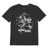 T-shirt bio unisex "JE SUIS LA MONTAGNE" blanc