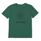 T-shirt bio unisex "JE SUIS LE CLIMAT" soleil