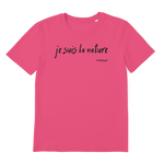 T-shirt bio unisex "JE SUIS LA NATURE"