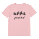 T-shirt bio unisex "JE SUIS LA FORET" sapin