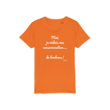 T-shirt bio enfant "JE REDUIS MA CONSOMMATION DE BONBONS"