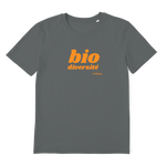 T-shirt bio unisex "BIO DIVERSITE" orange