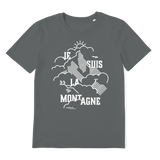 T-shirt bio unisex "JE SUIS LA MONTAGNE" blanc