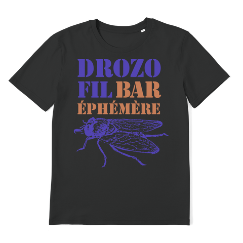 T-shirt bio adulte "DROZOFIL BAR EPHEMERE"