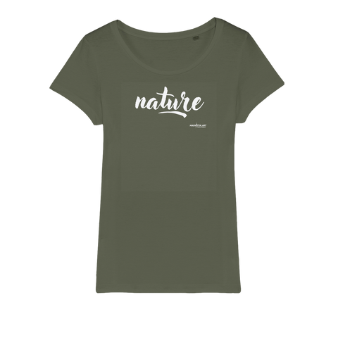 T-shirt bio femme "NATURE" blanc