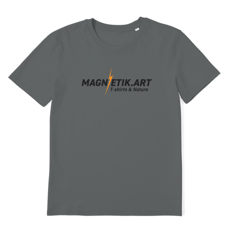 T-shirt bio unisex "MAGNETIK.ART" éclair orange