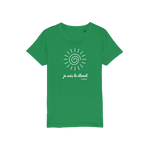 T-shirt bio enfant "JE SUIS LE CLIMAT" soleil blanc