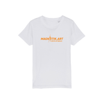 T-shirt bio enfant "MAGNETIK.ART" orange