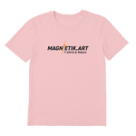 T-shirt bio unisex "MAGNETIK.ART" éclair orange