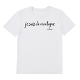 T-shirt bio unisex "JE SUIS LA MONTAGNE"