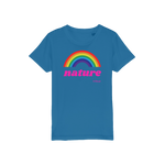 T-shirt bio enfant "NATURE & ARC-EN-CIEL" pop grand