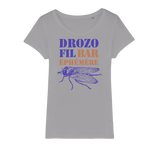 T-shirt bio féminin "DROZOFIL BAR EPHEMERE"