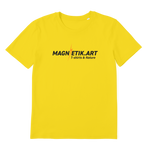 T-shirt bio unisex "MAGNETIK.ART" éclair orange