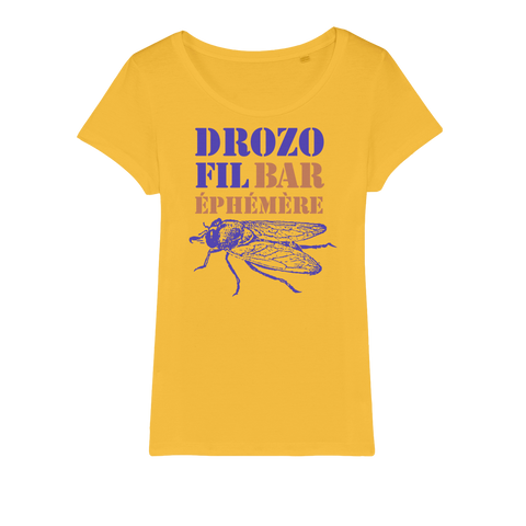 T-shirt bio féminin "DROZOFIL BAR EPHEMERE"