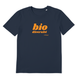 T-shirt bio unisex "BIO DIVERSITE" orange