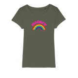 T-shirt bio femme "NATURE & ARC-EN-CIEL"