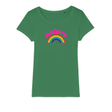 T-shirt bio femme "NATURE & ARC-EN-CIEL"