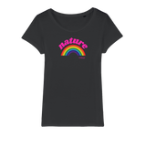 T-shirt bio femme "NATURE & ARC-EN-CIEL"