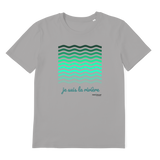 T-shirt bio unisex "JE SUIS LA RIVIERE" vagues