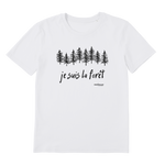 T-shirt bio unisex "JE SUIS LA FORET" sapin