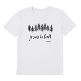 T-shirt bio unisex "JE SUIS LA FORET" sapin