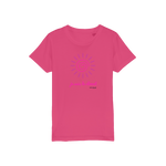 T-shirt bio enfant "JE SUIS LE CLIMAT" soleil rose