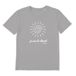 T-shirt bio unisex "JE SUIS LE CLIMAT" soleil blanc