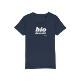 T-shirt bio enfant "BIO DIVERSITE" blanc