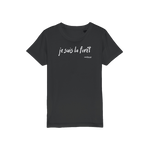 T-shirt bio enfant "JE SUIS LA FORÊT" blanc