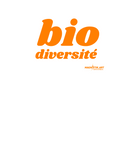 T-shirt bio femme "BIO DIVERSITE" orange