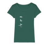 T-shirt bio femme "NATURE" vertical grand