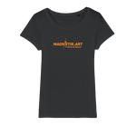 T-shirt bio femme "MAGNETIK.ART" orange