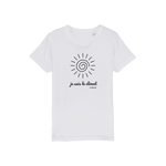 T-shirt bio enfant "JE SUIS LE CLIMAT" soleil