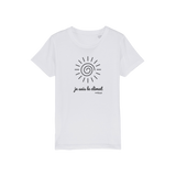 T-shirt bio enfant "JE SUIS LE CLIMAT" soleil