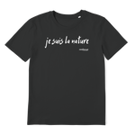 T-shirt bio unisex "JE SUIS LA NATURE" blanc