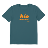 T-shirt bio unisex "BIO DIVERSITE" orange