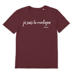 T-shirt bio unisex "JE SUIS LA MONTAGNE"