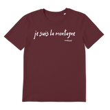 T-shirt bio unisex "JE SUIS LA MONTAGNE"