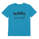 T-shirt bio unisex "JE SUIS LA FORET" sapin