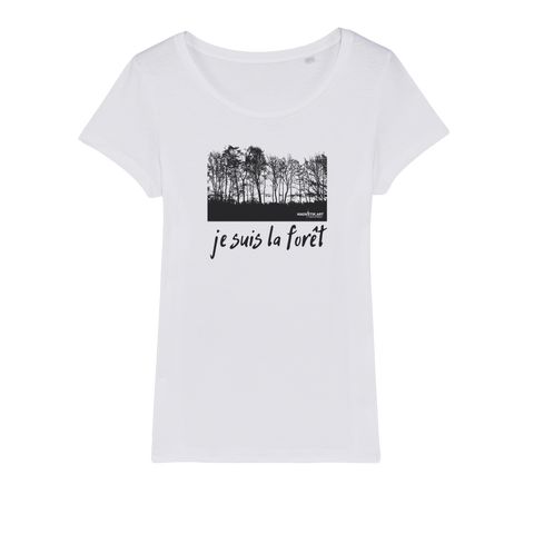 T-shirt bio femme "JE SUIS LA FORÊT" large