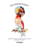 T-shirt bio unisex "CET OISEAU EXISTE"