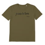 T-shirt bio unisex "JE SUIS LA TERRE"