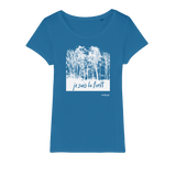 T-shirt bio femme "JE SUIS LA FORET" blanc