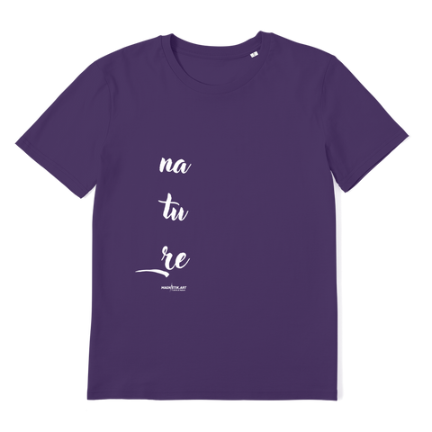 T-shirt bio unisex "NATURE" vertical grand