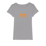 T-shirt bio femme "BIO DIVERSITE" orange