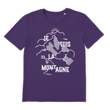 T-shirt bio unisex "JE SUIS LA MONTAGNE" blanc