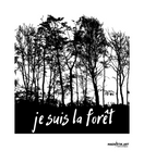 T-shirt bio femme "JE SUIS LA FORET"